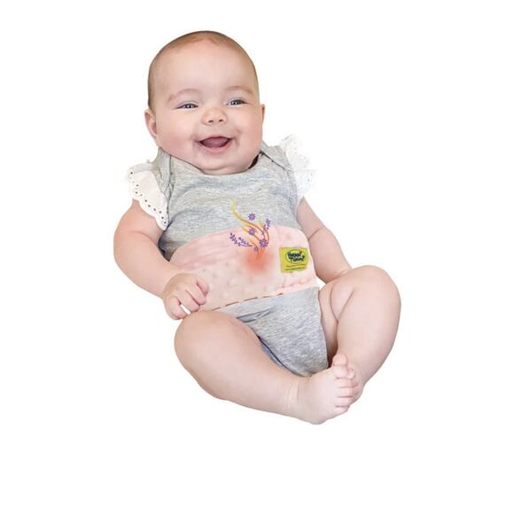 Happi Tummi Herbal Remedy Waist Band For Infant Gas Relief PINK GIRLS - Picture 1 of 5